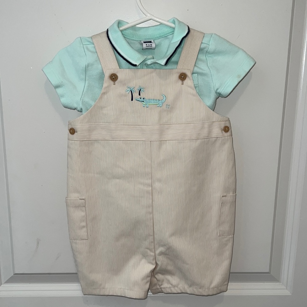Janie and Jack baby boy romper and onesie
